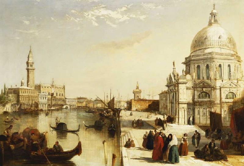 Der Canal Grande mit Santa Maria Della Salute, Venedig. from Edward Pritchett
