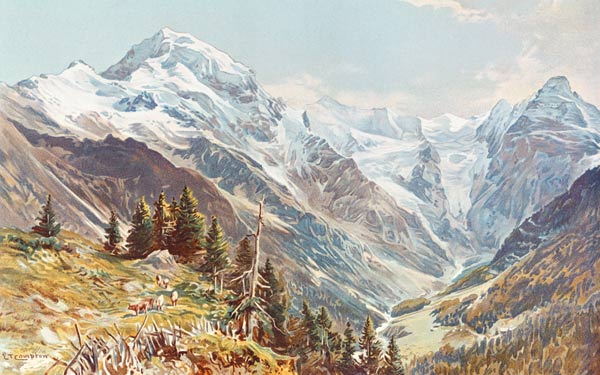 Ortler (South Tyrol) from Edward Thomas Compton