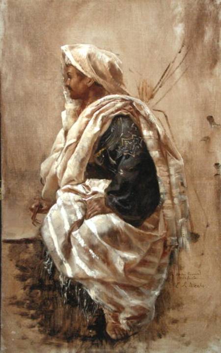 A Seated Arab from Edwin Lord Weeks