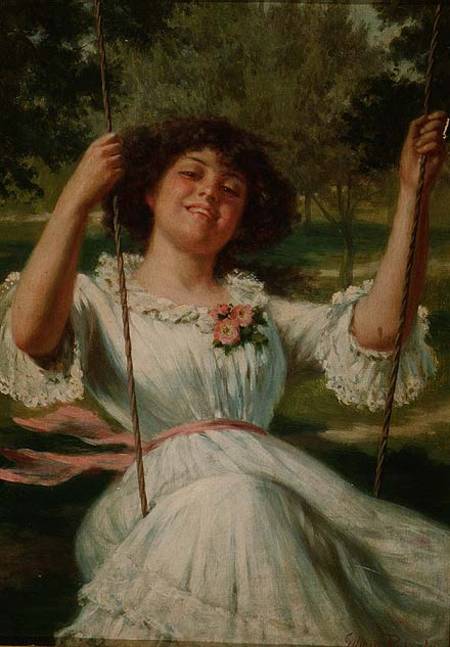 Girl on a Swing from Edwin Thomas Roberts