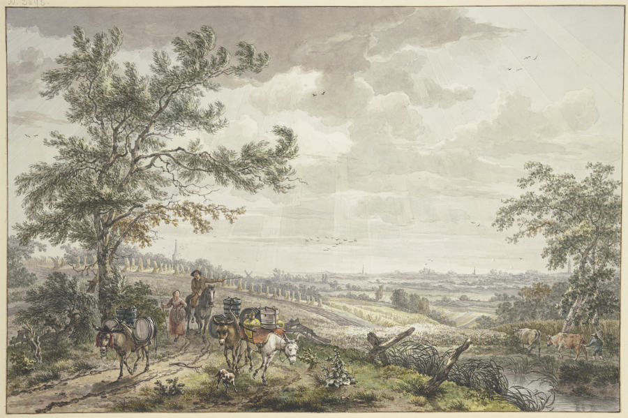 Landschaft bei Hilversum from Egbert van Drielst