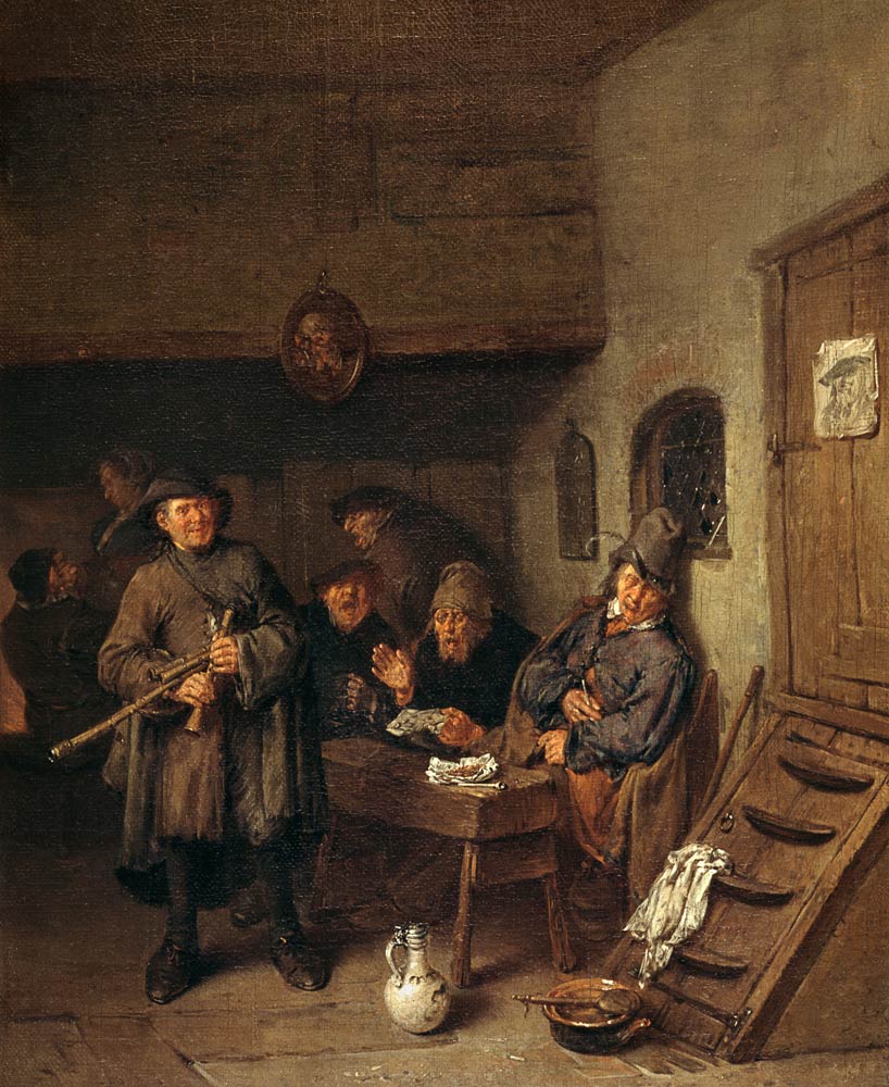 Interior of a tavern  from Egbert van Heemskerck