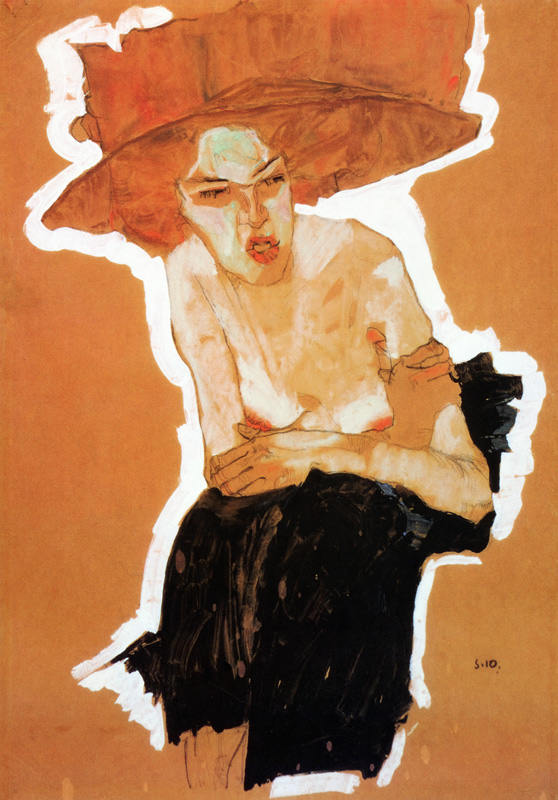 The malicious Gertrude Schiele from Egon Schiele