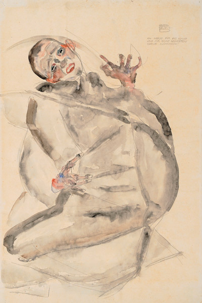 I Will Gladly Endure for Art and My Loved Ones from Egon Schiele