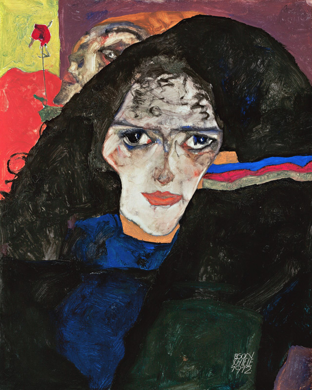 Mourning Woman from Egon Schiele