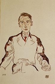 Portrait DrHeinrich Rieger from Egon Schiele