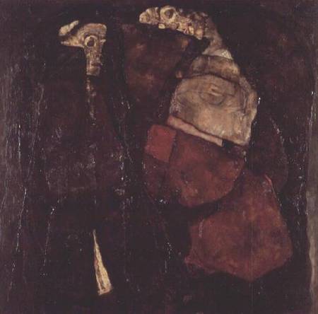 Pregnant woman and Death from Egon Schiele