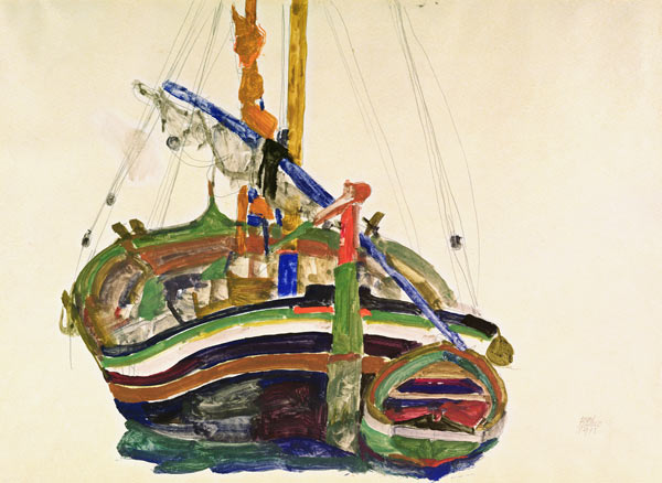 Trieste Fishing Boat from Egon Schiele
