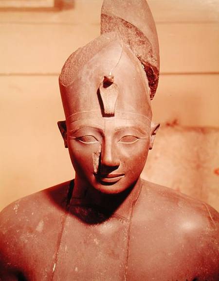 Statue of Tuthmosis III (ruled 1504-1450 BC), from the Temple of Amun, Karnak from Egyptian