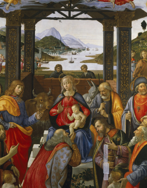 D.Ghirlandaio, Adoration of the Magi from  (eigentl. Domenico Tommaso Bigordi) Ghirlandaio Domenico