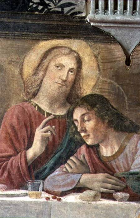 Christ's Head, from the Last Supper from  (eigentl. Domenico Tommaso Bigordi) Ghirlandaio Domenico