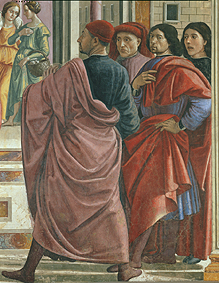 Die Vertreibung Joachims aus dem Tempel (Detail) from  (eigentl. Domenico Tommaso Bigordi) Ghirlandaio Domenico