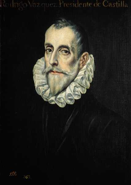 Vázquez, Don Rodrigo; span. Politiker from El Greco (aka Dominikos Theotokopulos)