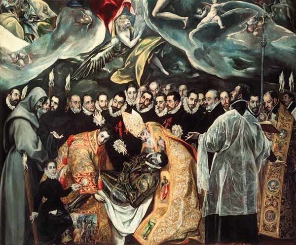 Burial of the Count of Org??z from El Greco (aka Dominikos Theotokopulos)