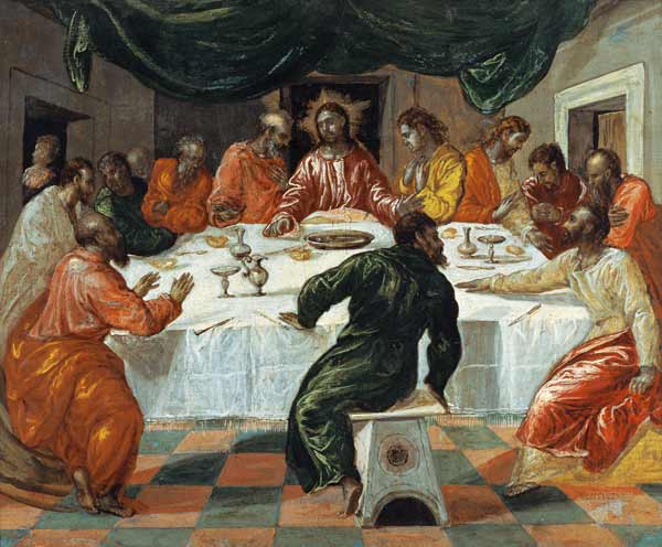 The Last Supper  from El Greco (aka Dominikos Theotokopulos)