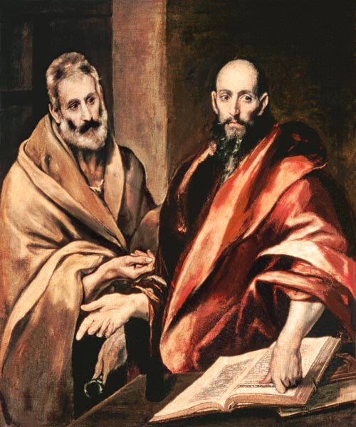 The apostles of Peter and Paulus from El Greco (aka Dominikos Theotokopulos)