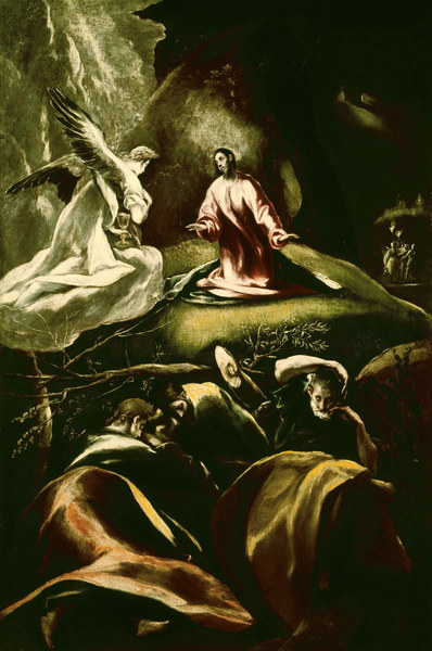 Christ on the Mount of Olives from El Greco (aka Dominikos Theotokopulos)