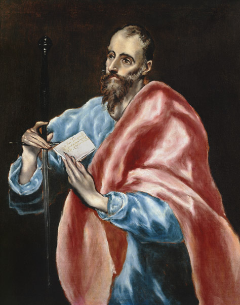 The Apostle Paul from El Greco (aka Dominikos Theotokopulos)