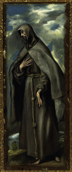 Francis of Assisi from El Greco (aka Dominikos Theotokopulos)