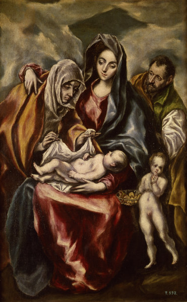The Holy Family from El Greco (aka Dominikos Theotokopulos)