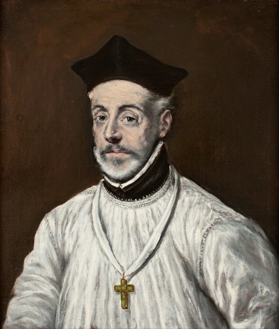 Portrait of Diego de Covarrubias y Leiva from El Greco (aka Dominikos Theotokopulos)