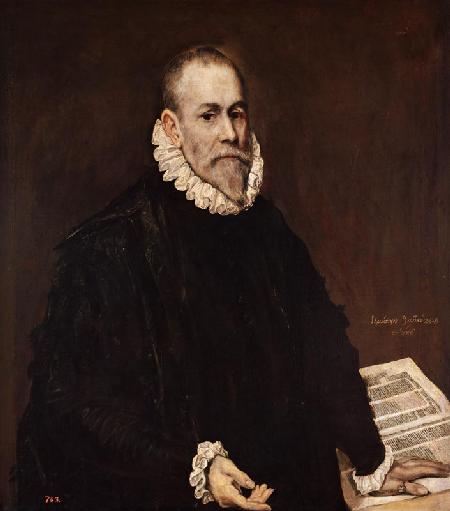 Portrait of the doctor Rodrigo de of La Fuente