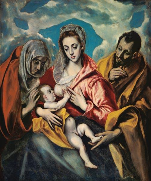 The Holy Family with St. Anna