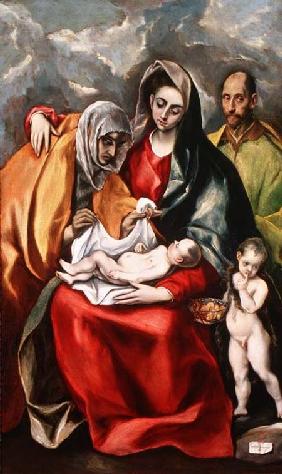 The Holy Family with St.Elizabeth