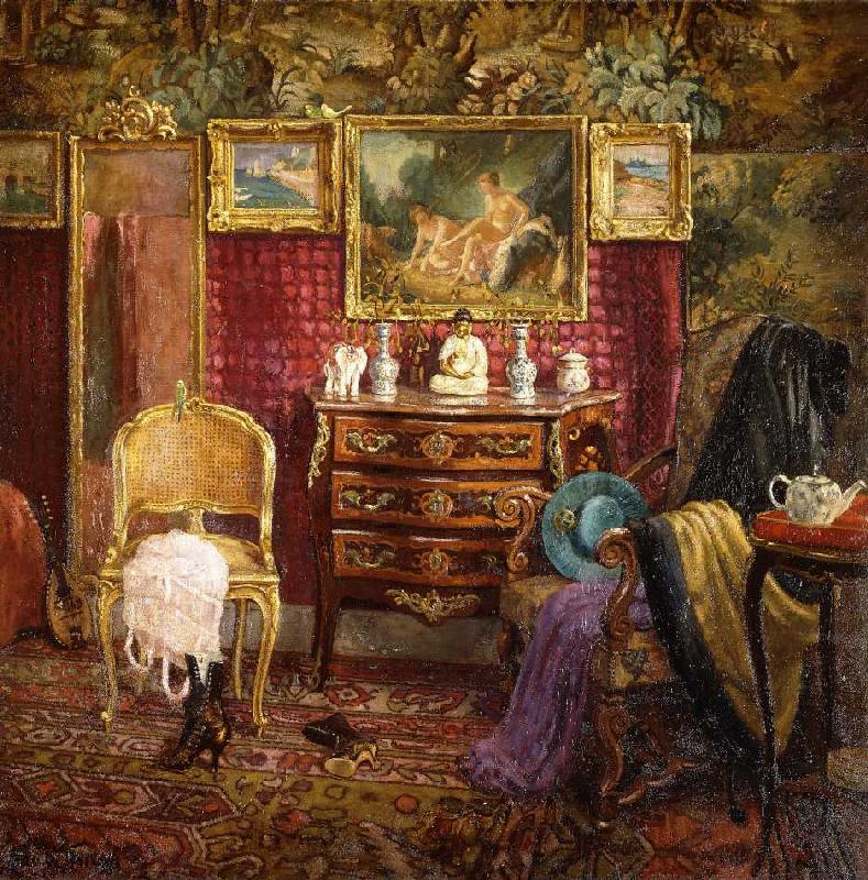 Boudoir - Einar Wegener as art print or hand painted oil.