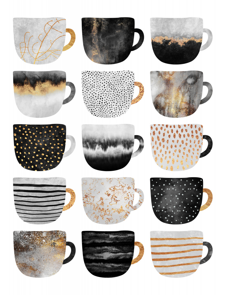 Pretty Coffee Cups from Elisabeth Fredriksson