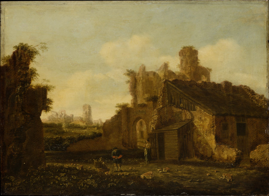 Italian Landscape with Antique Ruins from Emanuel Murant