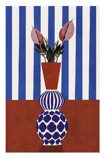 Flower Vase 2ratio 2x3 Print By Bohonewart