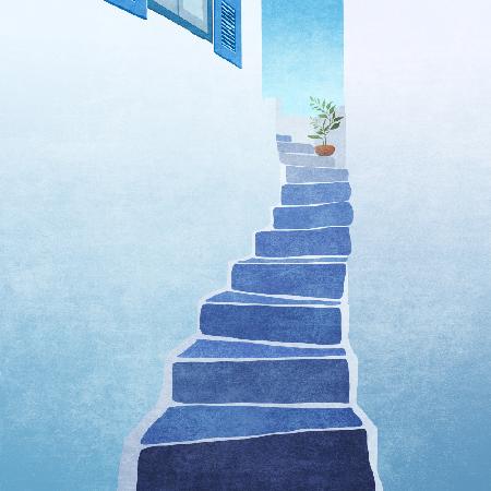 Greece Stairs