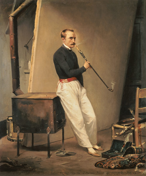 Horace Vernet / Self-portrait from Emile Jean Horace Vernet