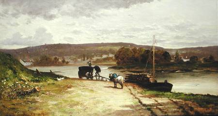River Landscape from Emile Lambinet