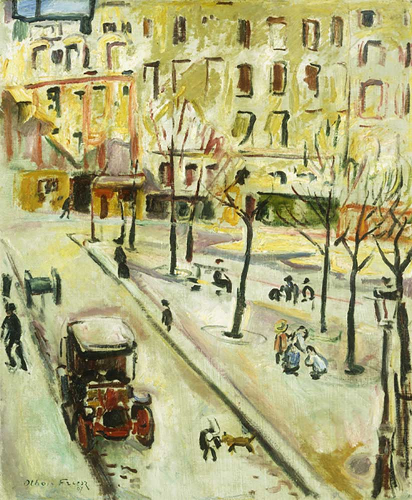Paris Street Scene; Scene de rue, Paris, 1907 from Emile Othon Friesz