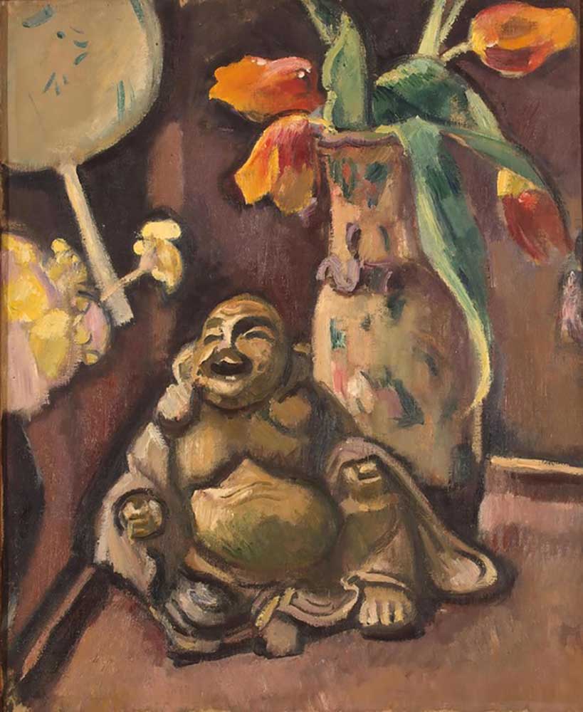 Still life with a Buddha statuette from Emile Othon Friesz