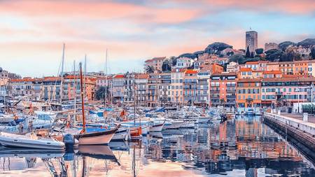 Old Harbor In Cannes