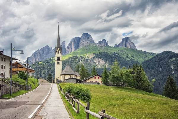 Village in the Dolomites from emmanuel charlat