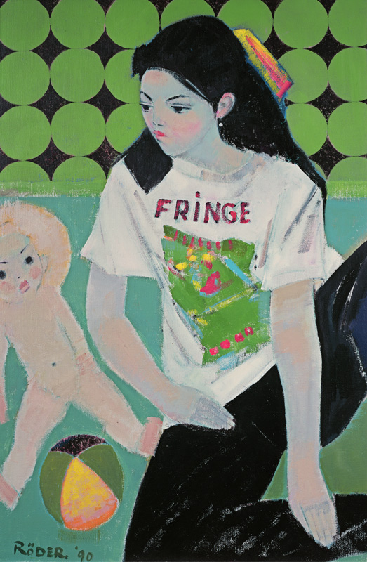 Fringe, 1990 (oil on board)  from Endre  Roder