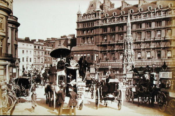Charing Cross, London, c.1900 (photo) from English Photographer, (20th century)