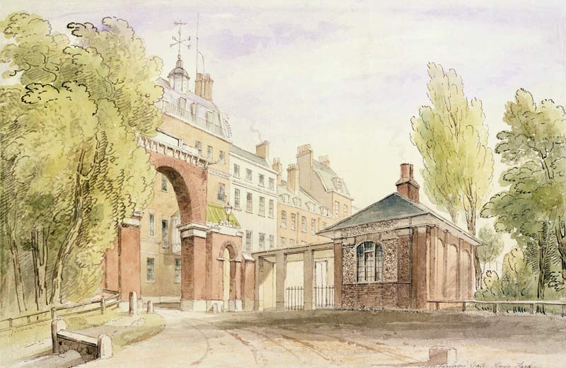 Cumberland Gate, Hyde Park from English School