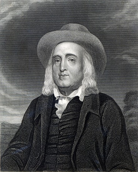 Jeremy Bentham (1748-1832) from ''Gallery of Portraits'', published in 1833 from English School