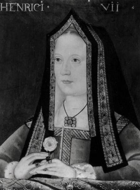 Portrait of Elizabeth of York (1465-1503) from English School