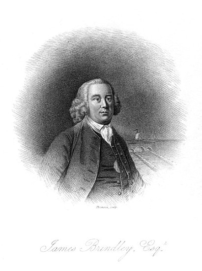 Portrait of James Brindley from English School