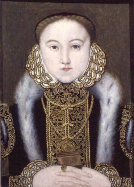 Portrait of Queen Elizabeth I - English School as art print or hand ...