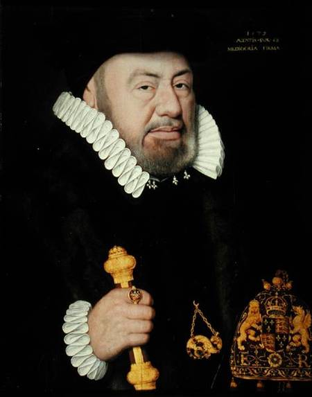Portrait of Sir Nicholas Bacon (1509-79) from English School