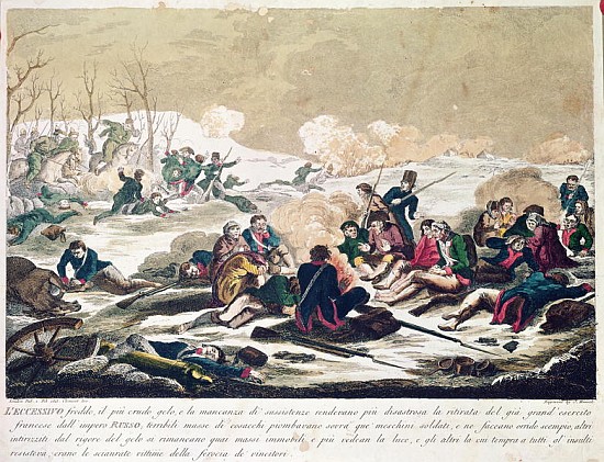 Retreat from Moscow; engraved by J. Hassell from English School