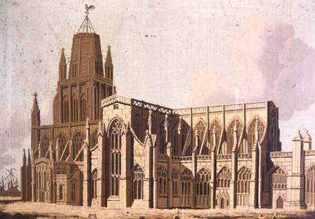 South East View of Redcliffe Church, Bristol from English School