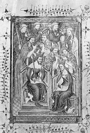 The Coronation of Richard II from English School